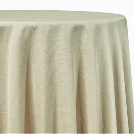 1pc - Rustic Linen Table Linen 120"x156" Banquet - Ivory