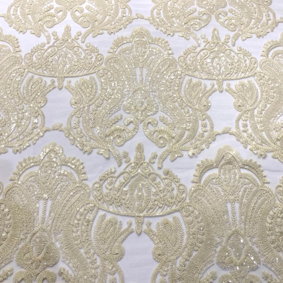 8pcs - Princess Lace Table Runner 14"x108" - Ivory