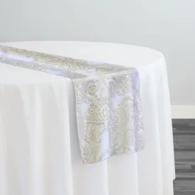 8pcs - Princess Lace Table Runner 14"x108" - Ivory