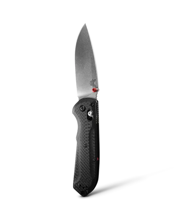 Benchmade 560-03 Freek Folding Knife 3.6" CPM-S90V Satin Drop Point Plain Blade, Carbon Fiber Handles
