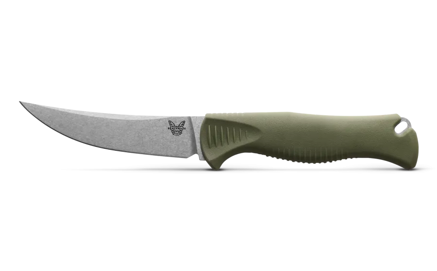 Benchmade Meatcrafter 15505 4.01" CPM-154 Dark Olive Santoprene Handle