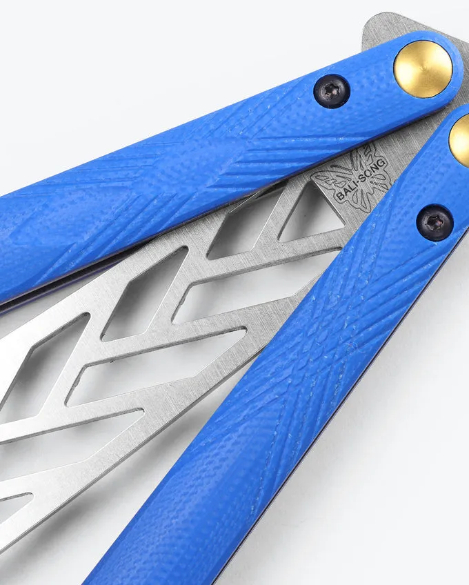 Benchmade Necron 99T 4.59" Trainer 440C Blue G10 Handles