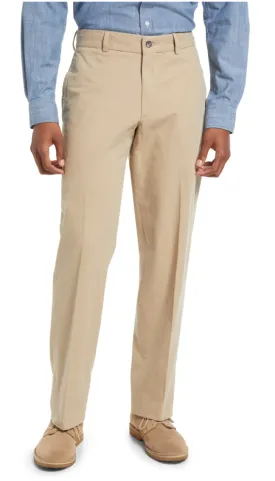 Charleston Khakis Washed Poplin, Khaki<br>Relax Fit