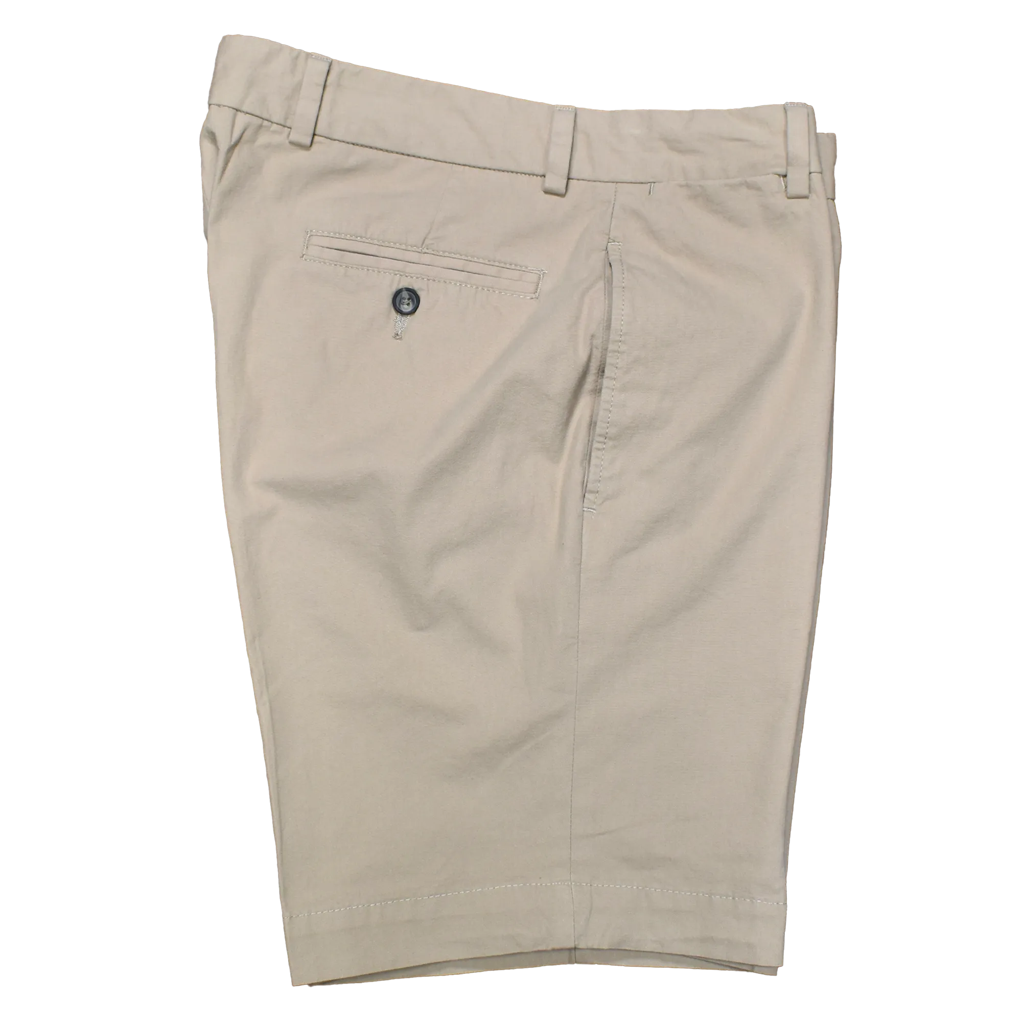 Charleston Khakis Washed Poplin Short, Flat Front, Regular Rise