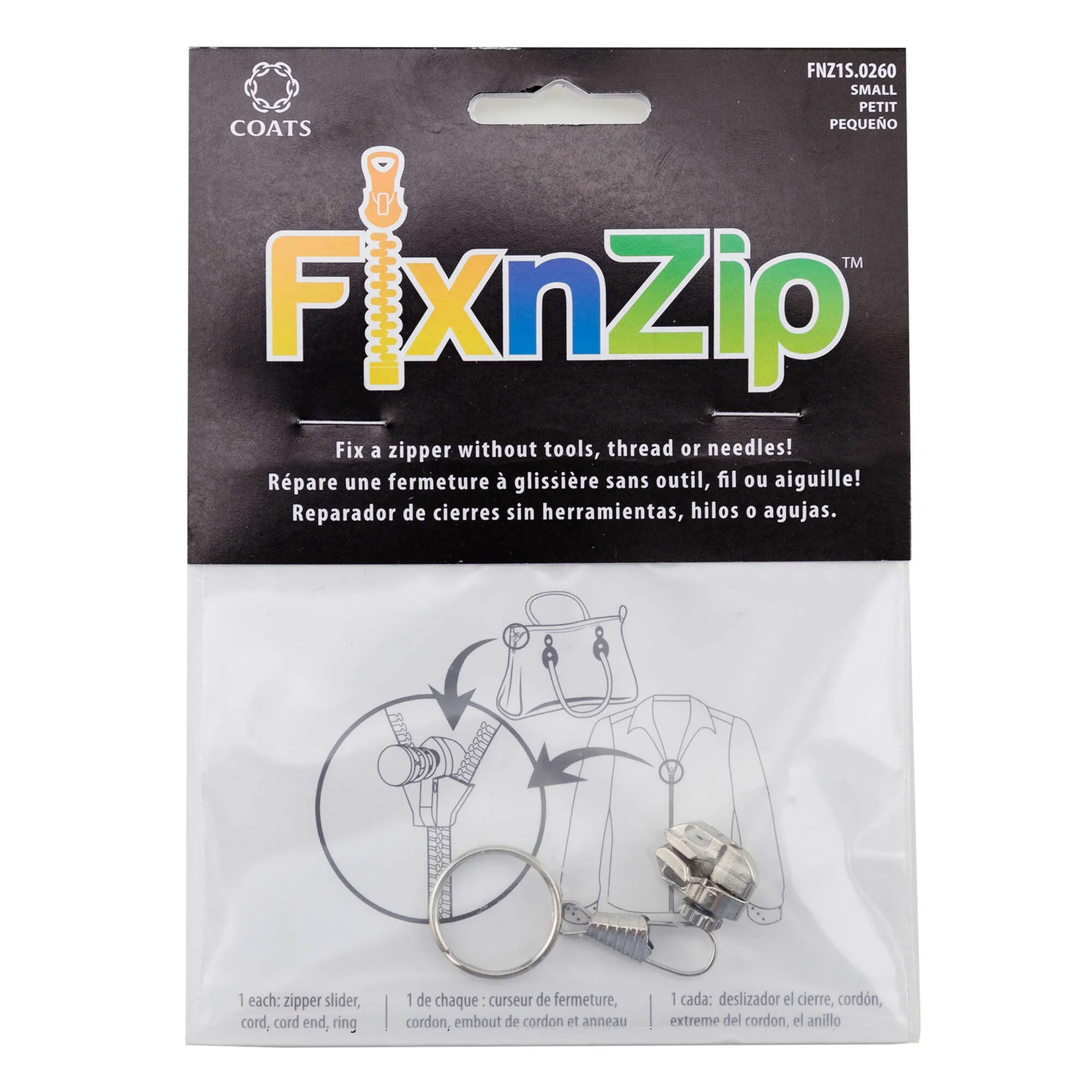 Coats & Clark FixnZip Replacement Zipper Slider