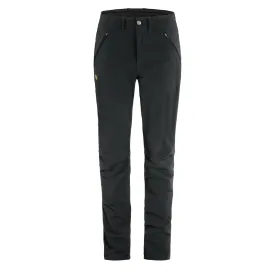 Fjallraven Womens Abisko Stretch Trousers Short Leg Black