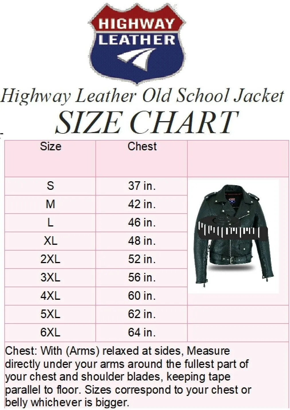 Highway Leather Old School Police Style Motorcycle Leather Jacket