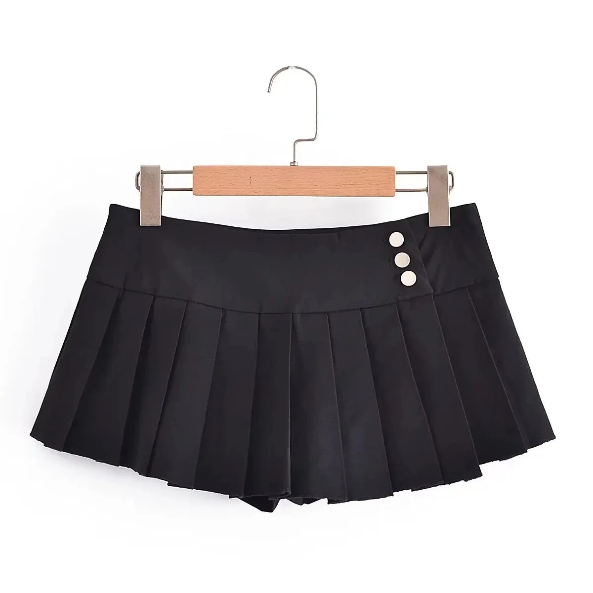 LANFUBEISI Summer High Waist Skirts Women's Sexy Mini Skirts Vintage Pleated Skirt Korean Tennis Skirts Short White Black y2k Woman Skirt