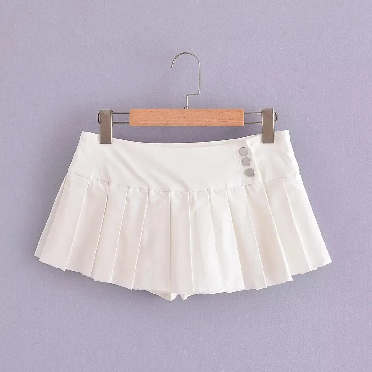 LANFUBEISI Summer High Waist Skirts Women's Sexy Mini Skirts Vintage Pleated Skirt Korean Tennis Skirts Short White Black y2k Woman Skirt