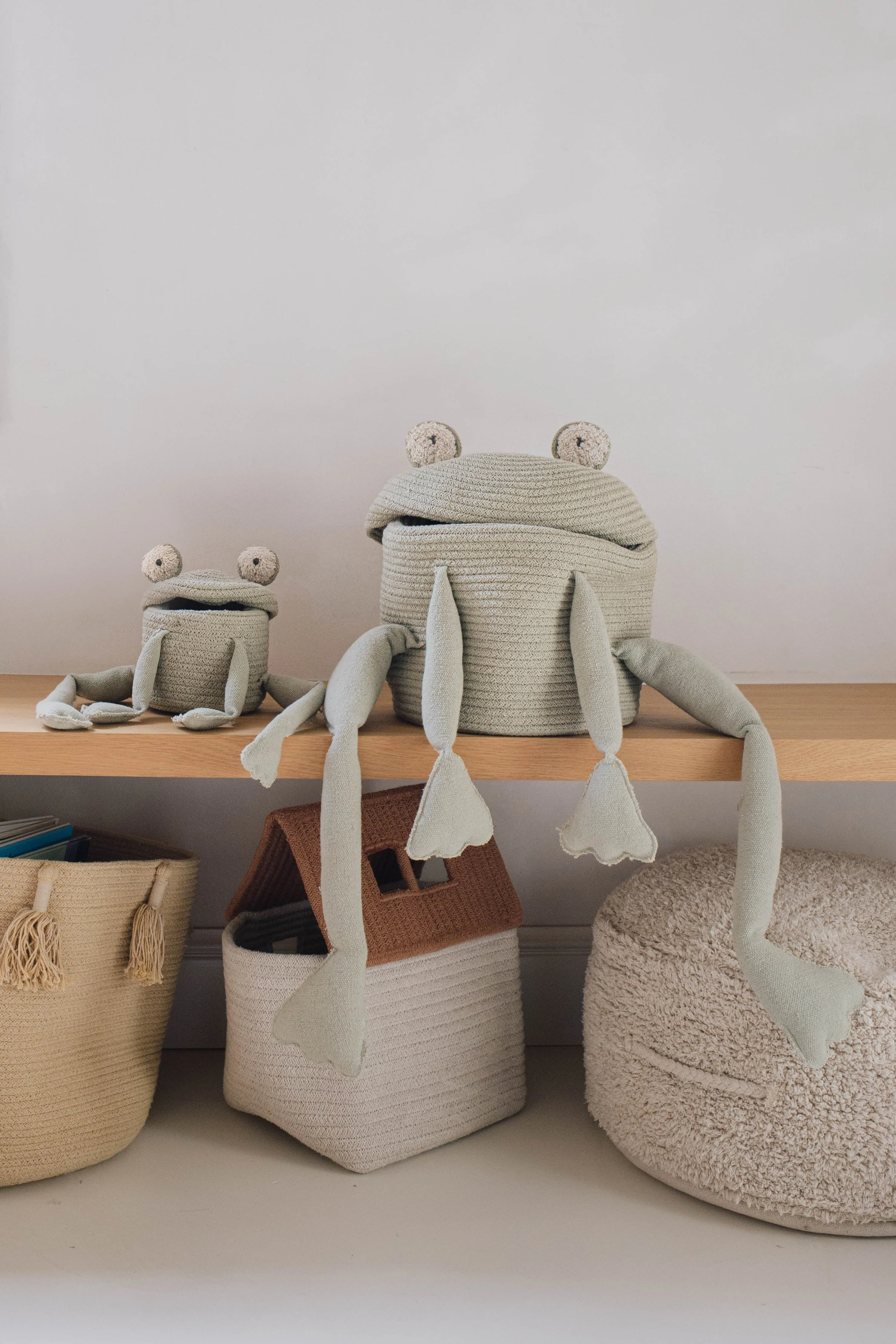 Lorena Canals Basket Mini Fred The Frog
