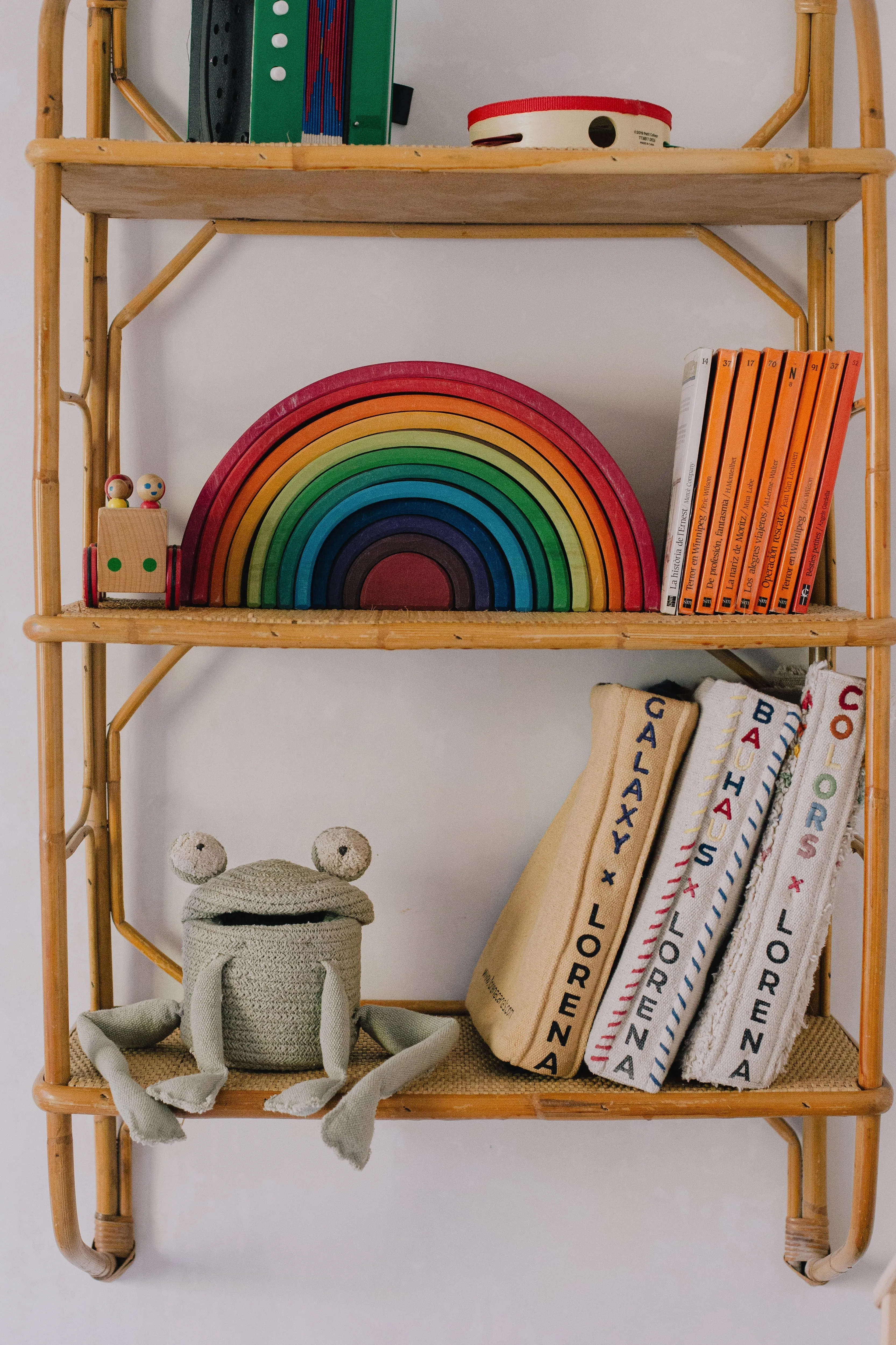 Lorena Canals Basket Mini Fred The Frog