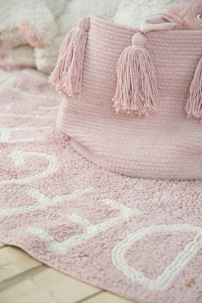 Lorena Canals Basket Tassels Pink