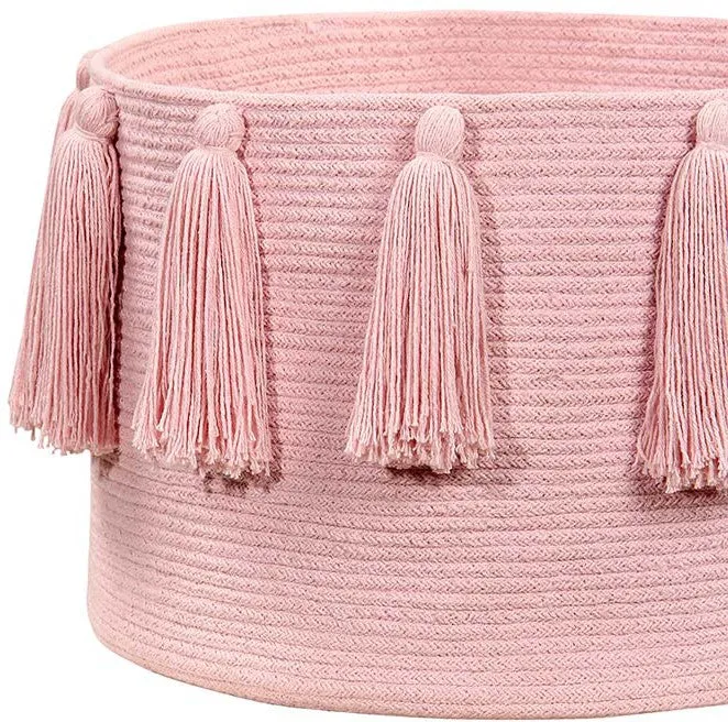 Lorena Canals Basket Tassels Pink