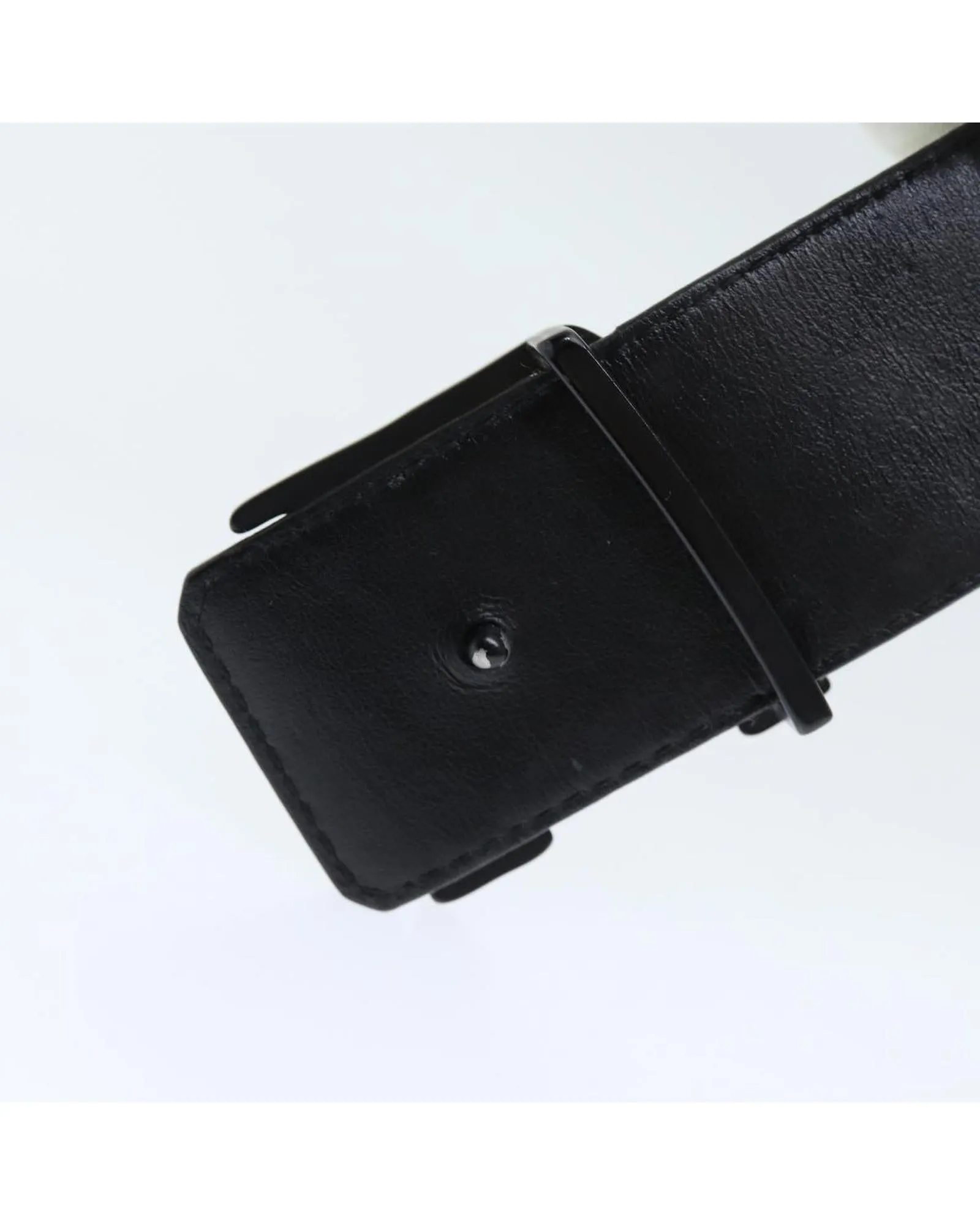 Monogram Canvas LV Shape Belt with Dust Bag - Black