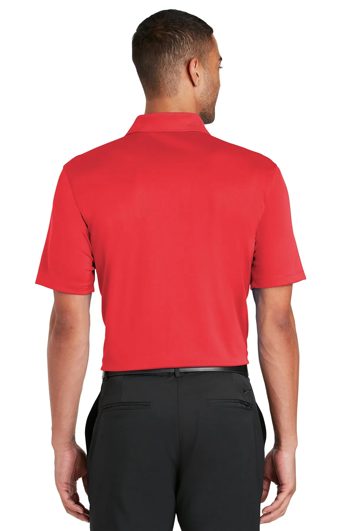 Nike Dri-FIT Players Custom Polos with Flat Knit Collar, University Red