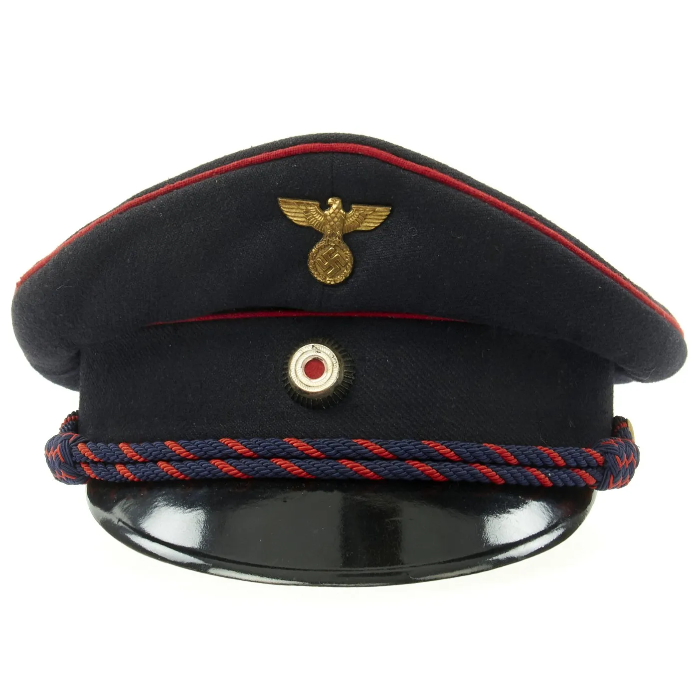 Original German WWII Deutsche Reichsbahn Railway Visor Cap
