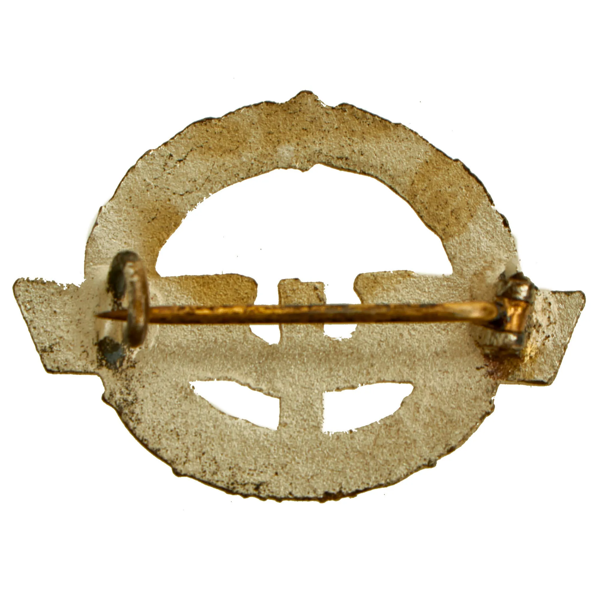 Original German WWII Deutsches Reichsbahn National Railway Silver Grade Female Staff Service Badge in Paper Packet