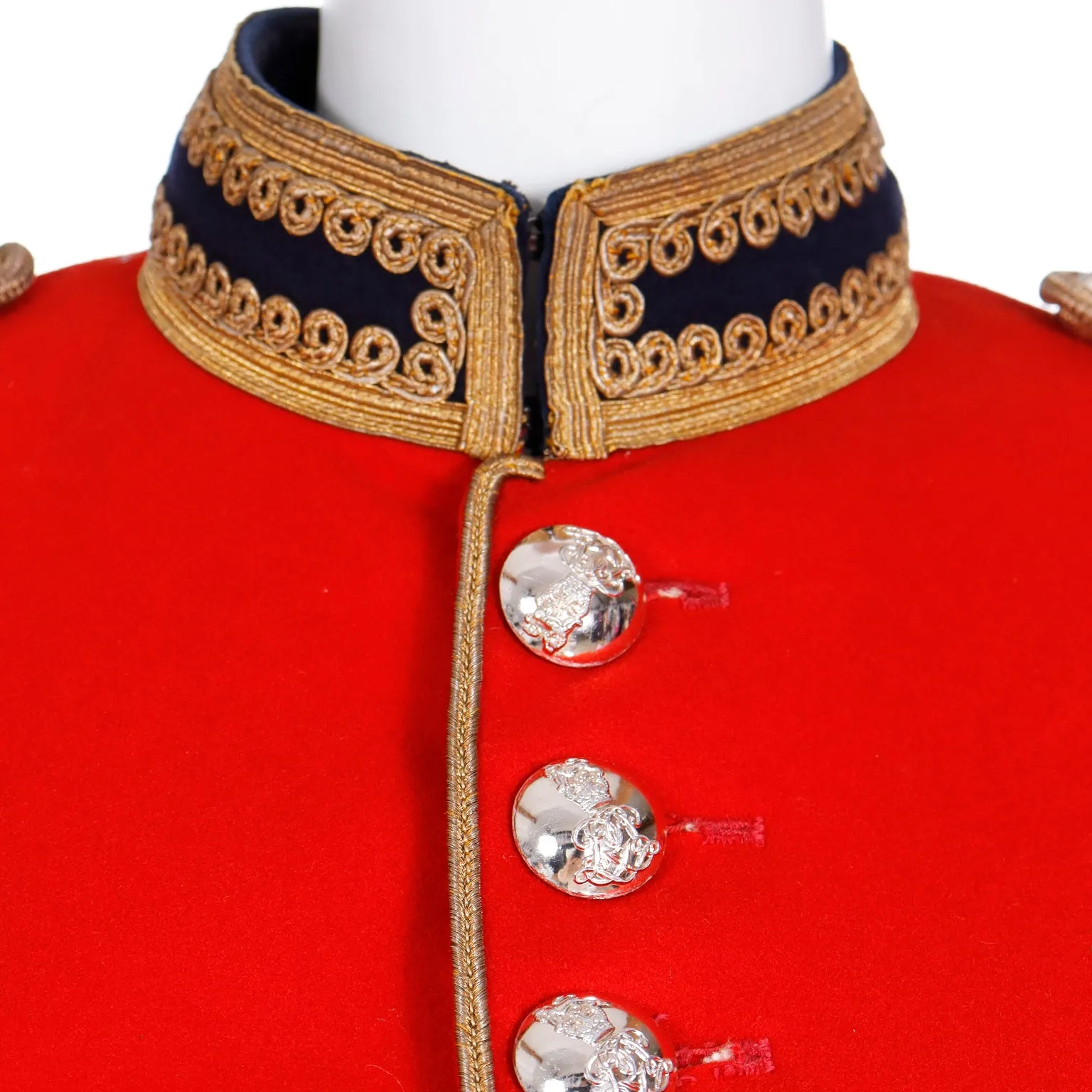 Royal Horse Guard Bandsman & Trumpeter Red Wool Jacket w Epaulettes