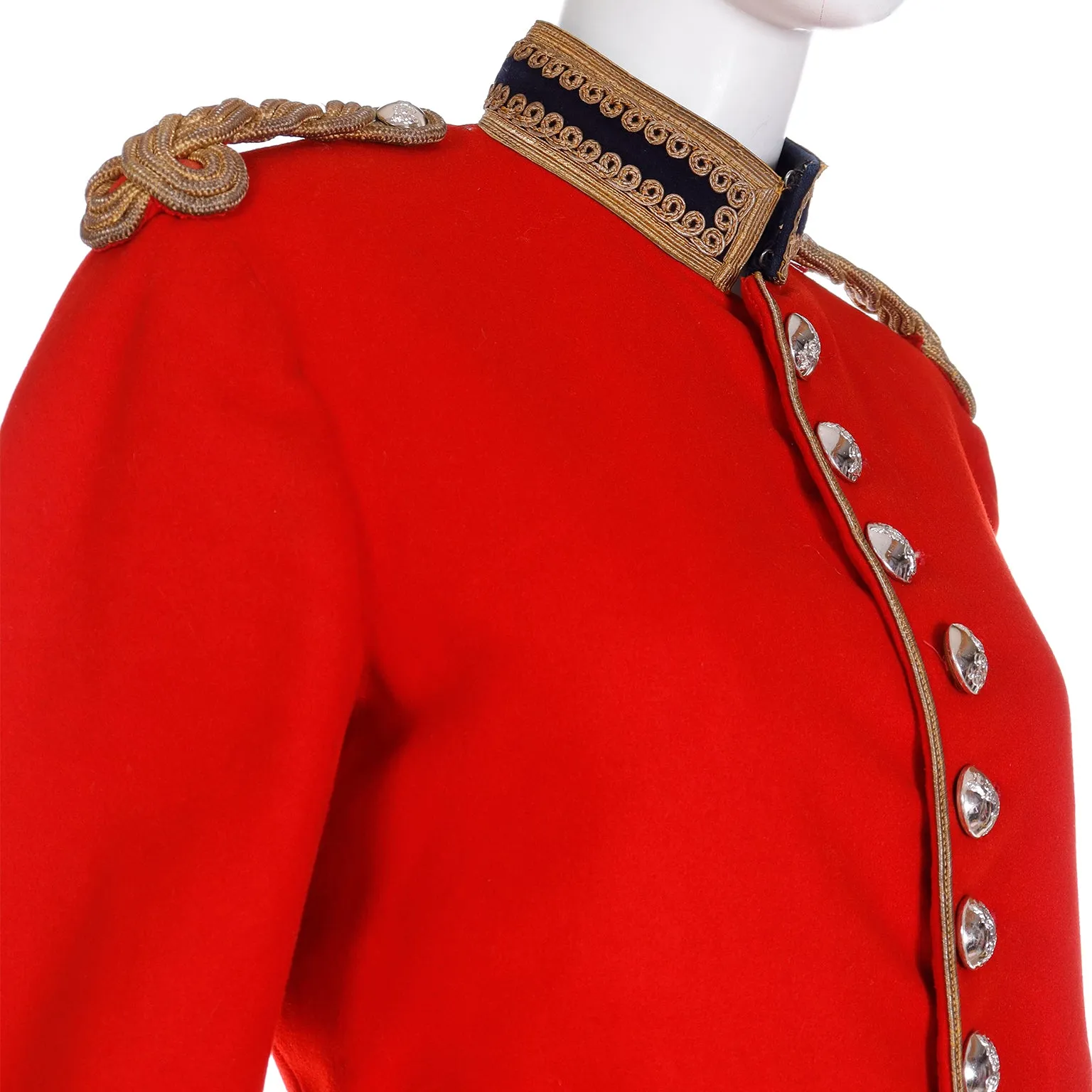 Royal Horse Guard Bandsman & Trumpeter Red Wool Jacket w Epaulettes