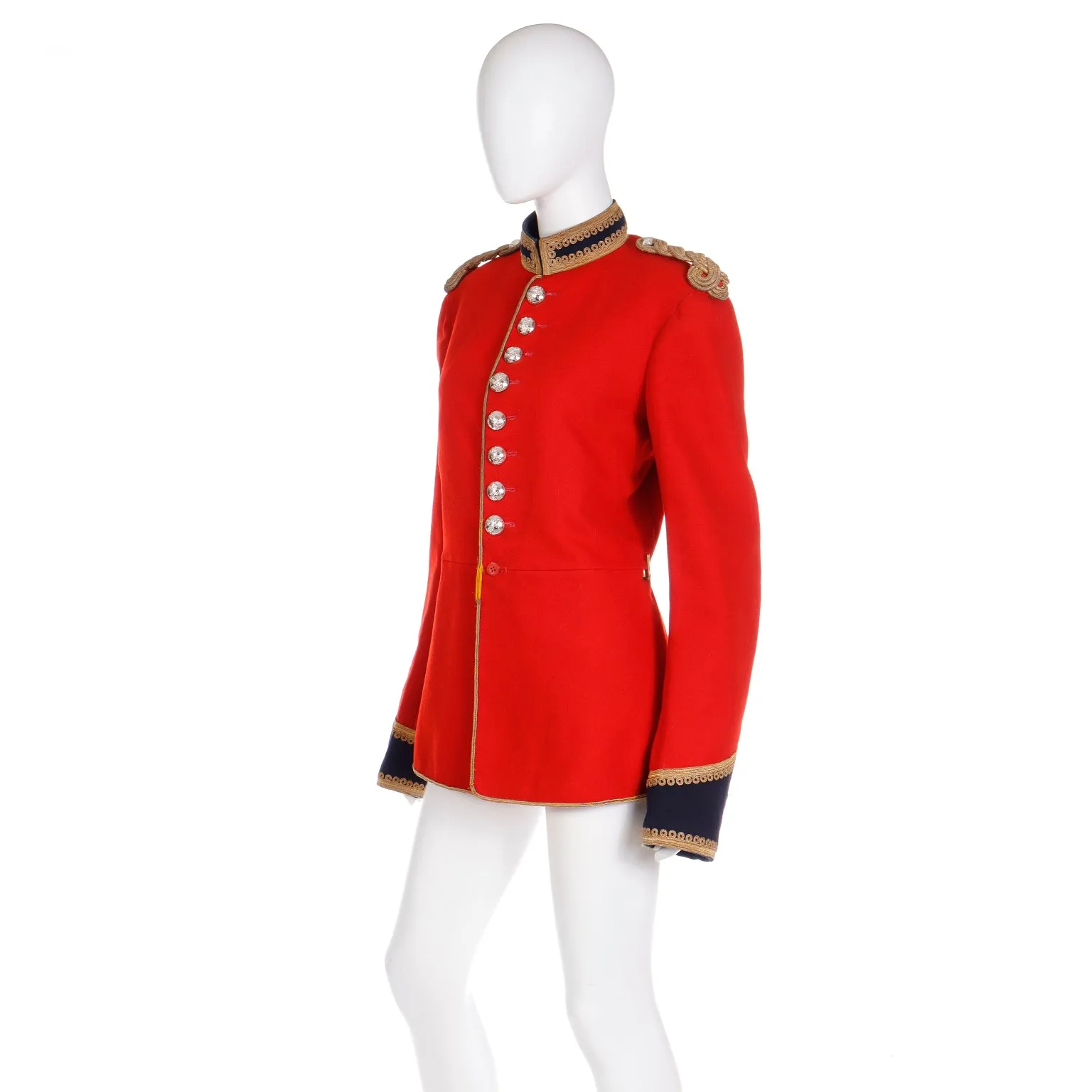 Royal Horse Guard Bandsman & Trumpeter Red Wool Jacket w Epaulettes