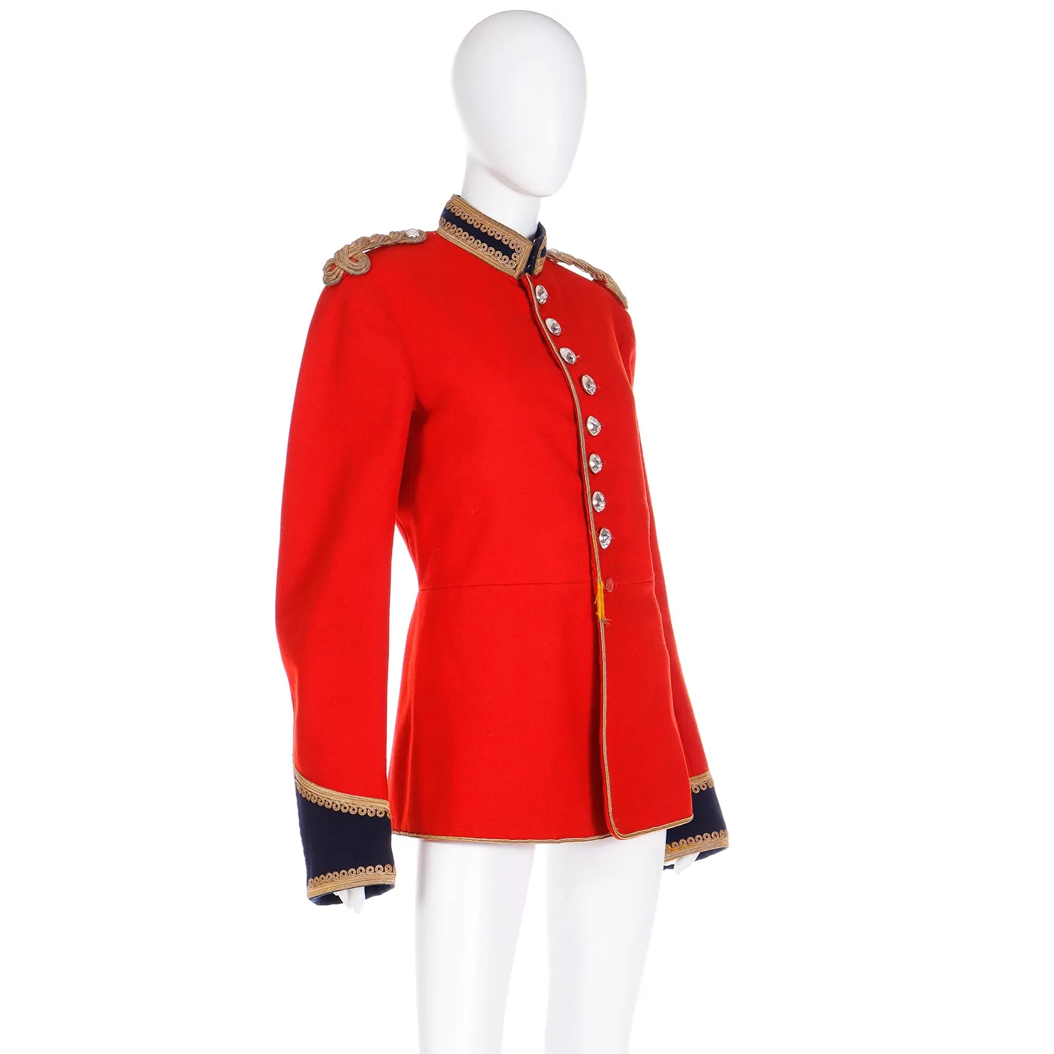 Royal Horse Guard Bandsman & Trumpeter Red Wool Jacket w Epaulettes
