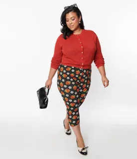 Sourpuss Black Berry Dead Capris